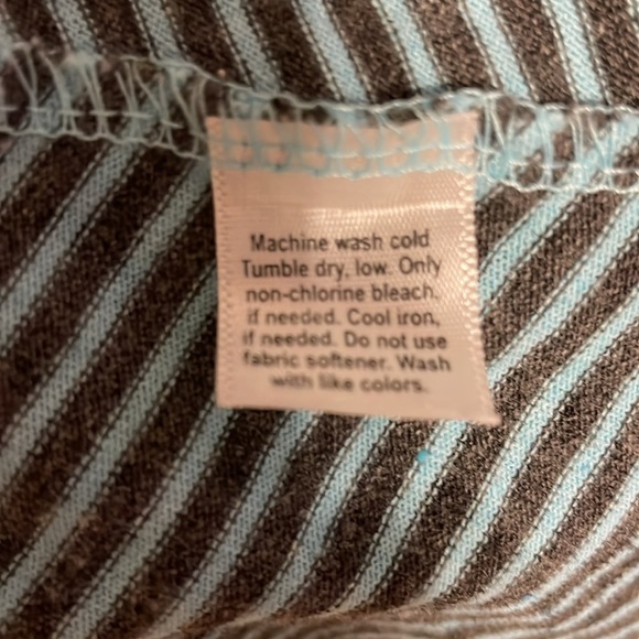 Women’s Sweatshirt Pullover Light Blue/Gray Lur Sz Large - Picture 5 of 6